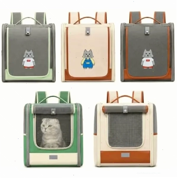 Balo vận chuyển cho mèo MoorPet hình mèo cửa cuốn