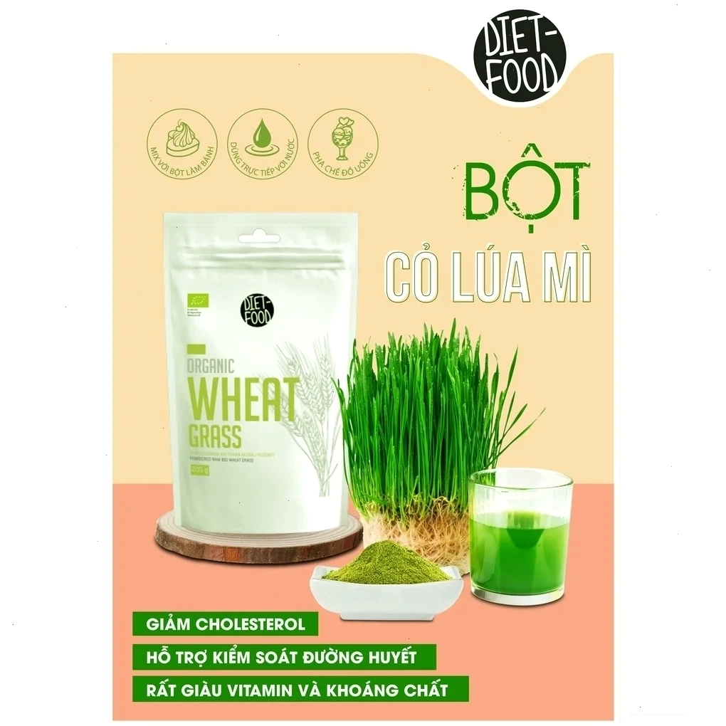 Bột Cỏ Lúa Mì Non Hữu Cơ Bio Planet