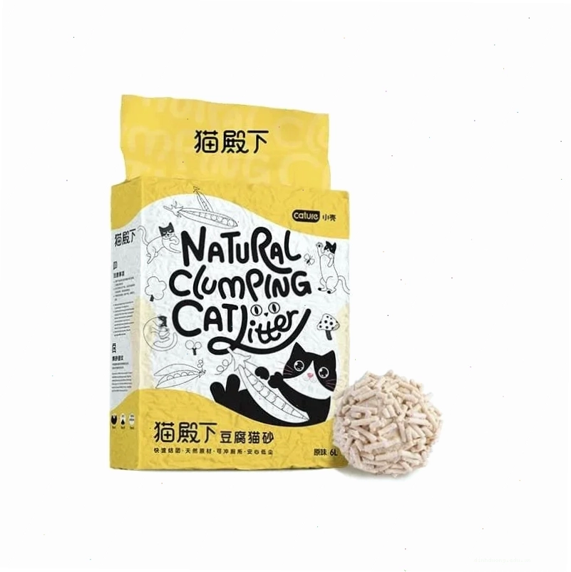 Cát Mèo Đậu Nành Cature Tofu Domestic 2.4kg (6L) vón cục nhanh
