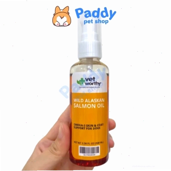 Dầu cá Vet Worthy dầu cá cho mèo chó