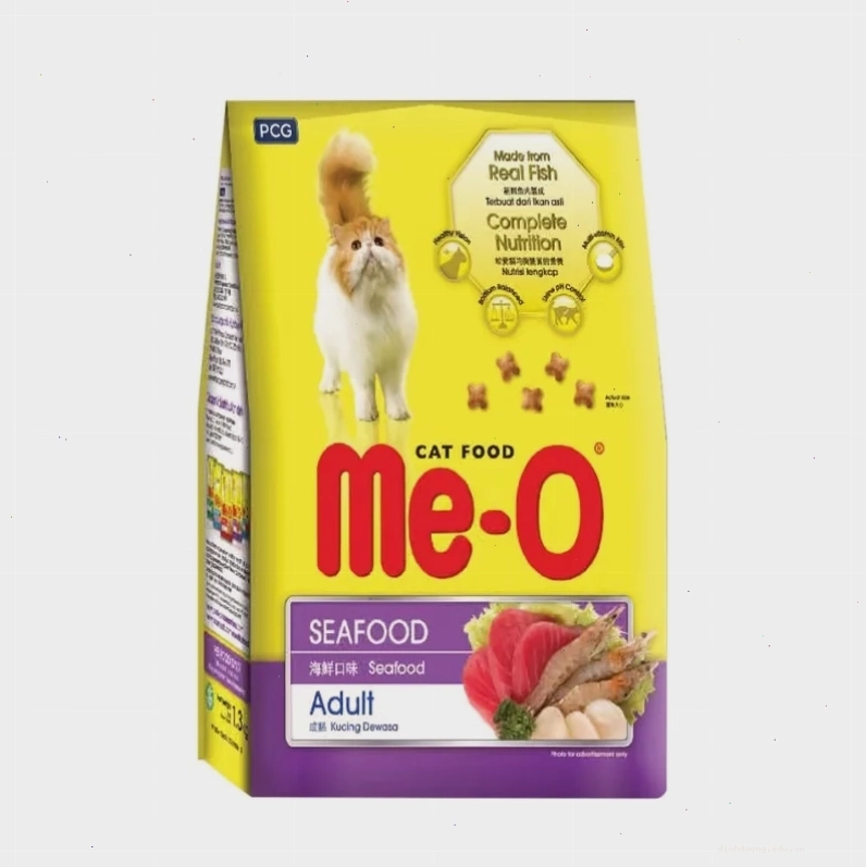 Hạt Me-O vị hải sản cho mèo trưởng thành