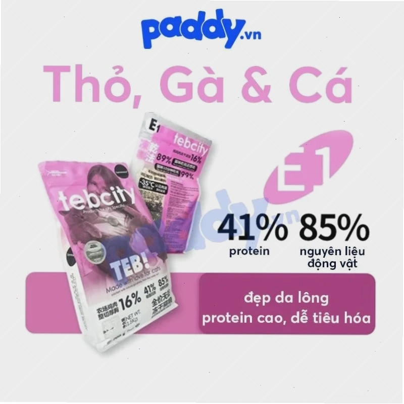 Hạt Teb City vị Cá Tuyết Gà Bò E2