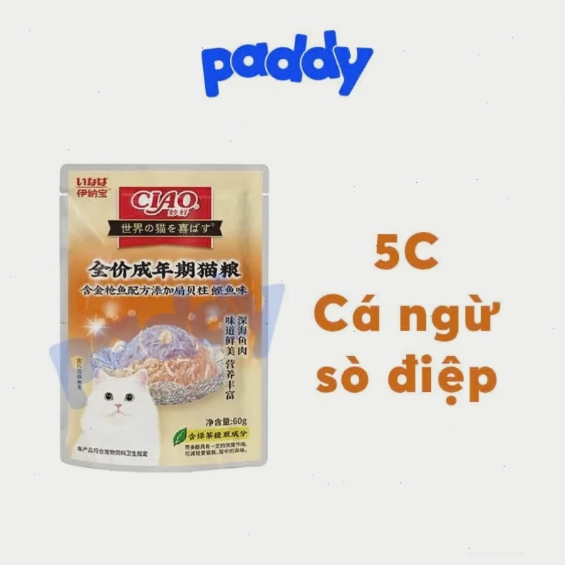 Pate Ciao hương vị đa dạng hấp dẫn mèo cưng