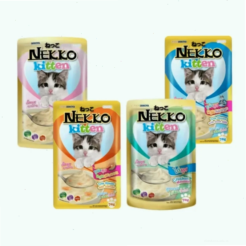 Pate Nekko Gold Lon Cao Cấp Dành Cho Mèo