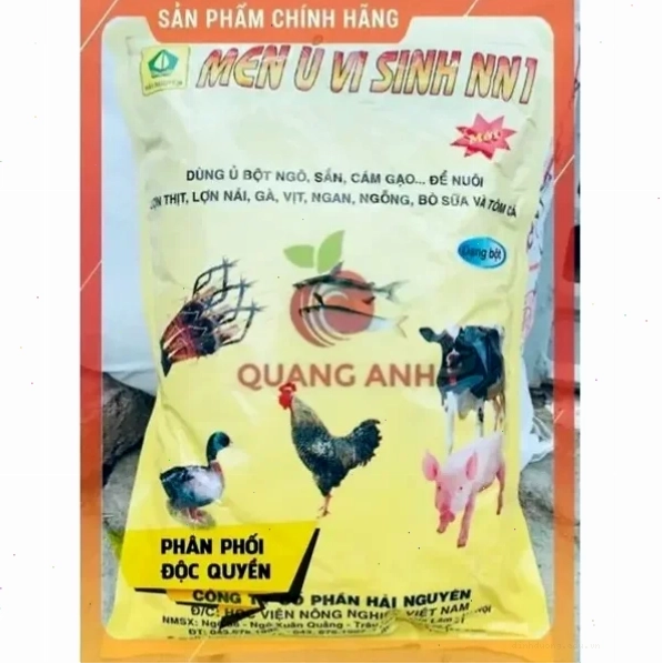 Quy trình ủ thức ăn chăn nuôi bằng Men vi sinh NN1