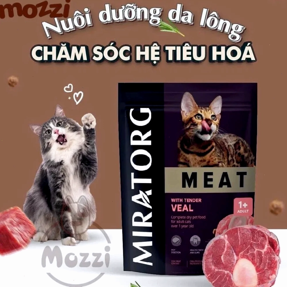 Thức ăn hạt Miratorg Nga cho mèo triệt sản