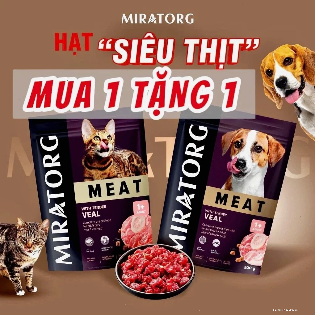 Thức ăn hạt Miratorg Nga cho mèo trưởng thành
