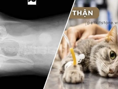 Mèo bị sỏi thận FUS FLUTD Nguyên nhân Triệu chứng và Cách điều trị